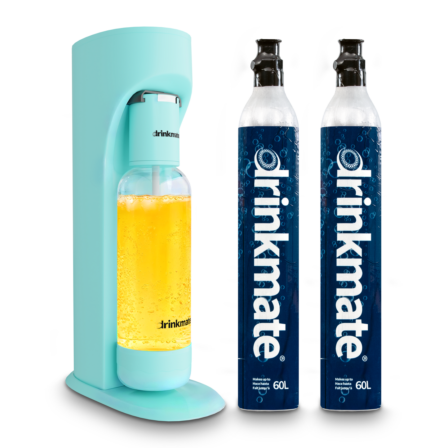OmniFizz BUBBLE UP BUNDLE, Sparkling Water and Soda Maker, Carbonates ANY Drink