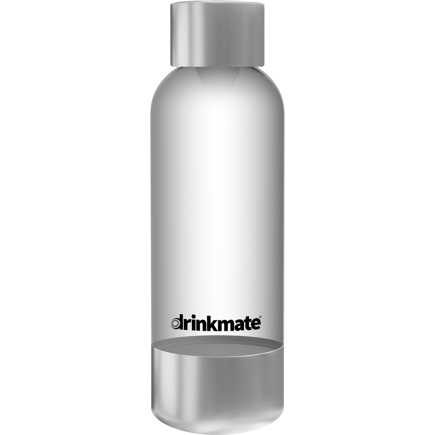 1L PET Bottle - Stainless Steel Base & Cap