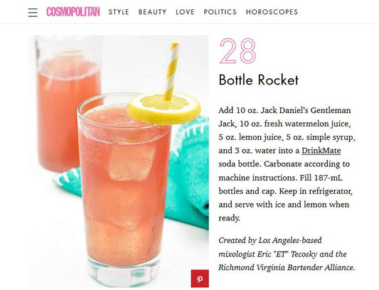 Cosmopolitan features Drinkmate