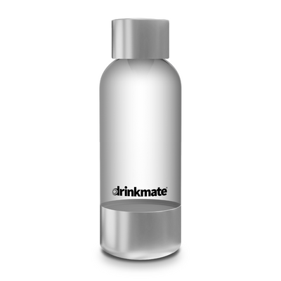 0.5L PET Bottle - Stainless Steel Base & Cap