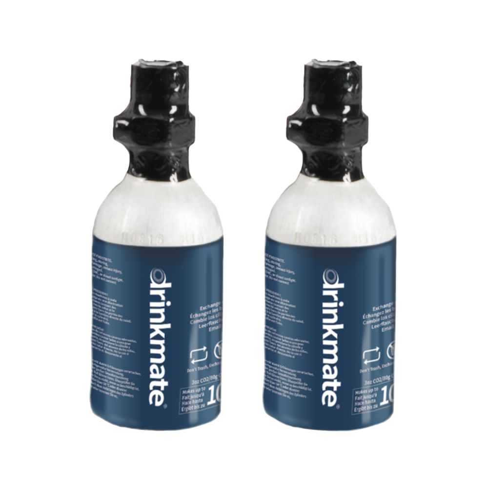 10L (3 oz) CO2 Cylinders - Twin pack