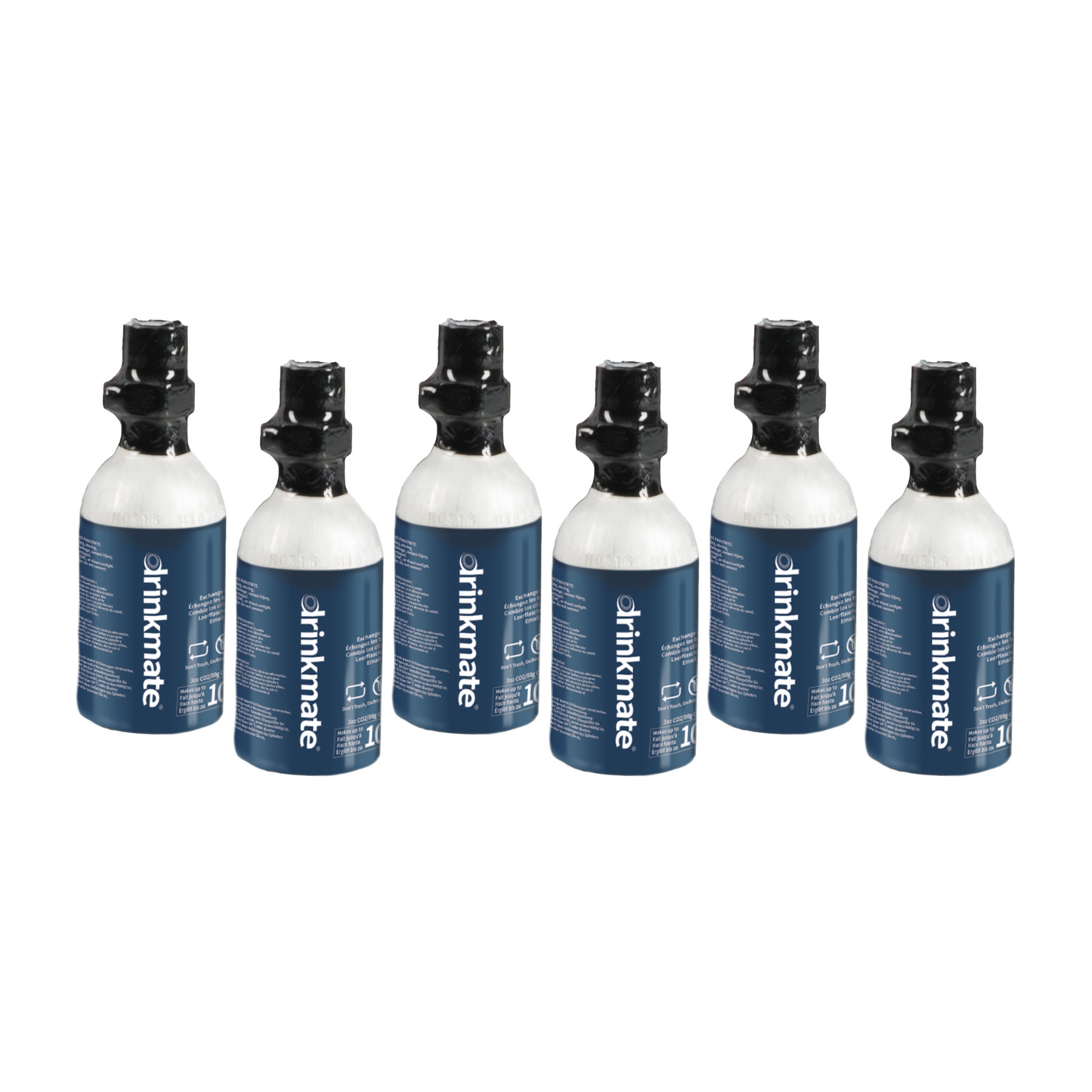 10L (3 oz) CO2 Cylinders - Six pack