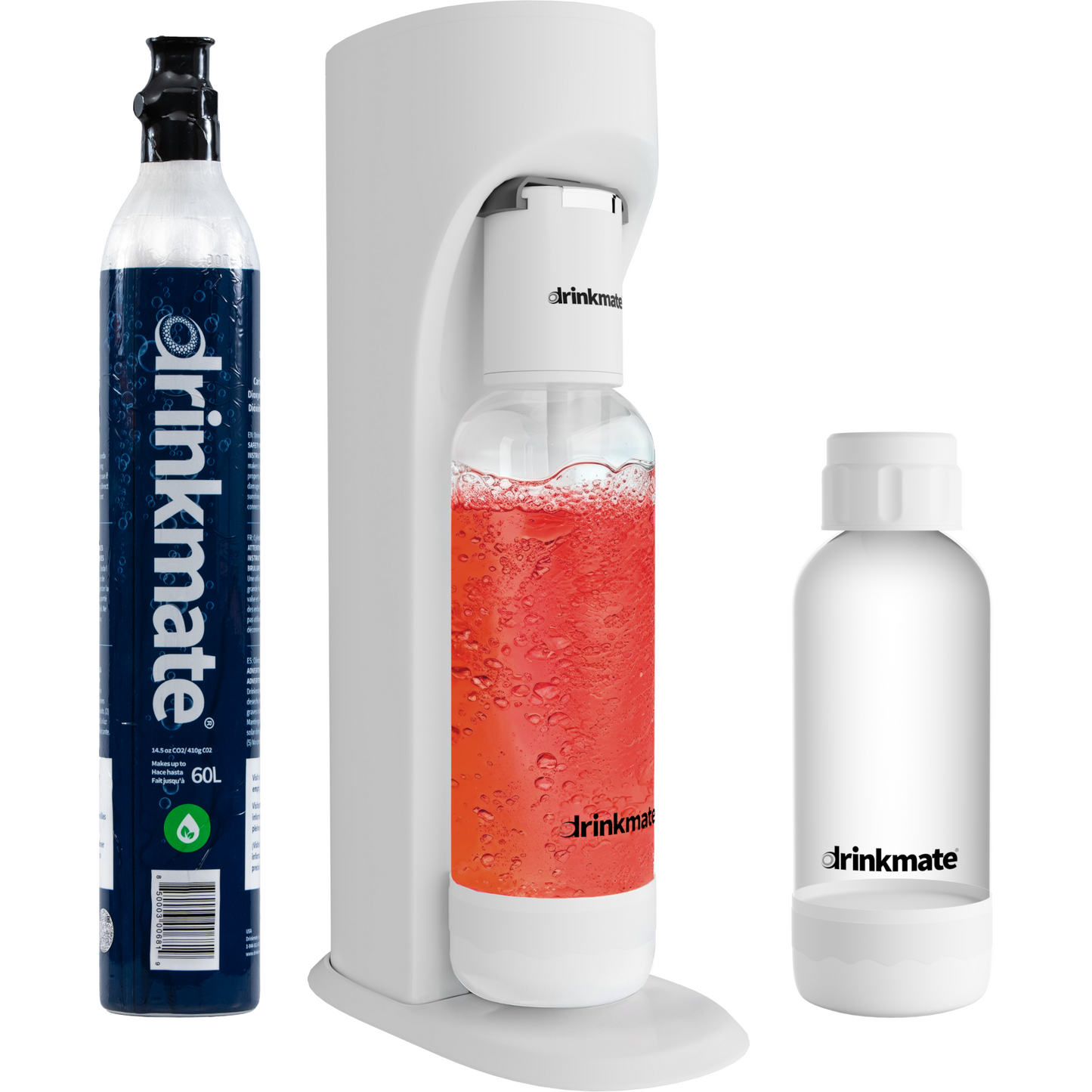 OmniFizz SPECIAL BUNDLE, Sparkling Water and Soda Maker, Carbonates ANY Drink