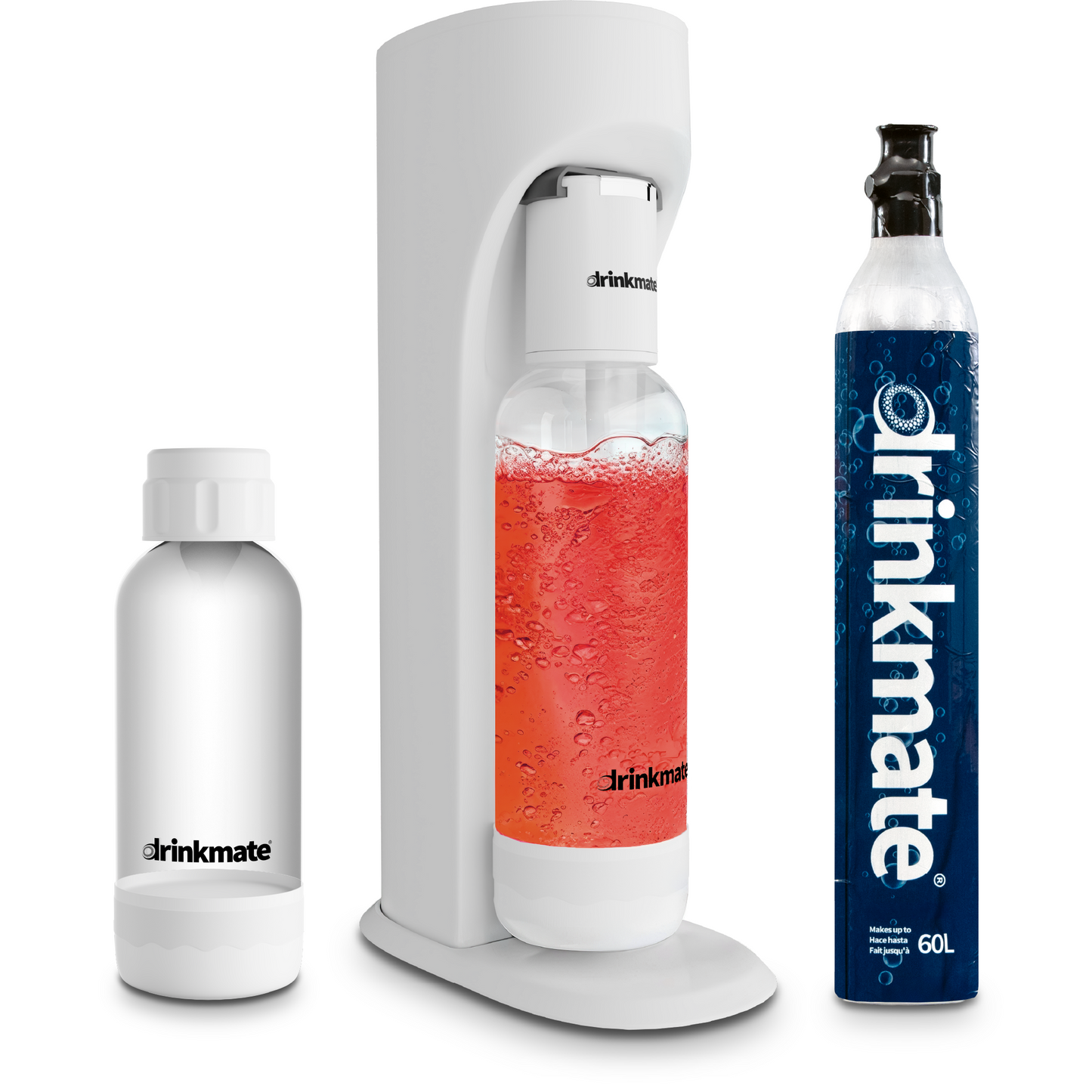 OmniFizz Special Bundle - Sparkling Water and Soda Maker with 60L CO2 Cylinder and 0.5L Bottle