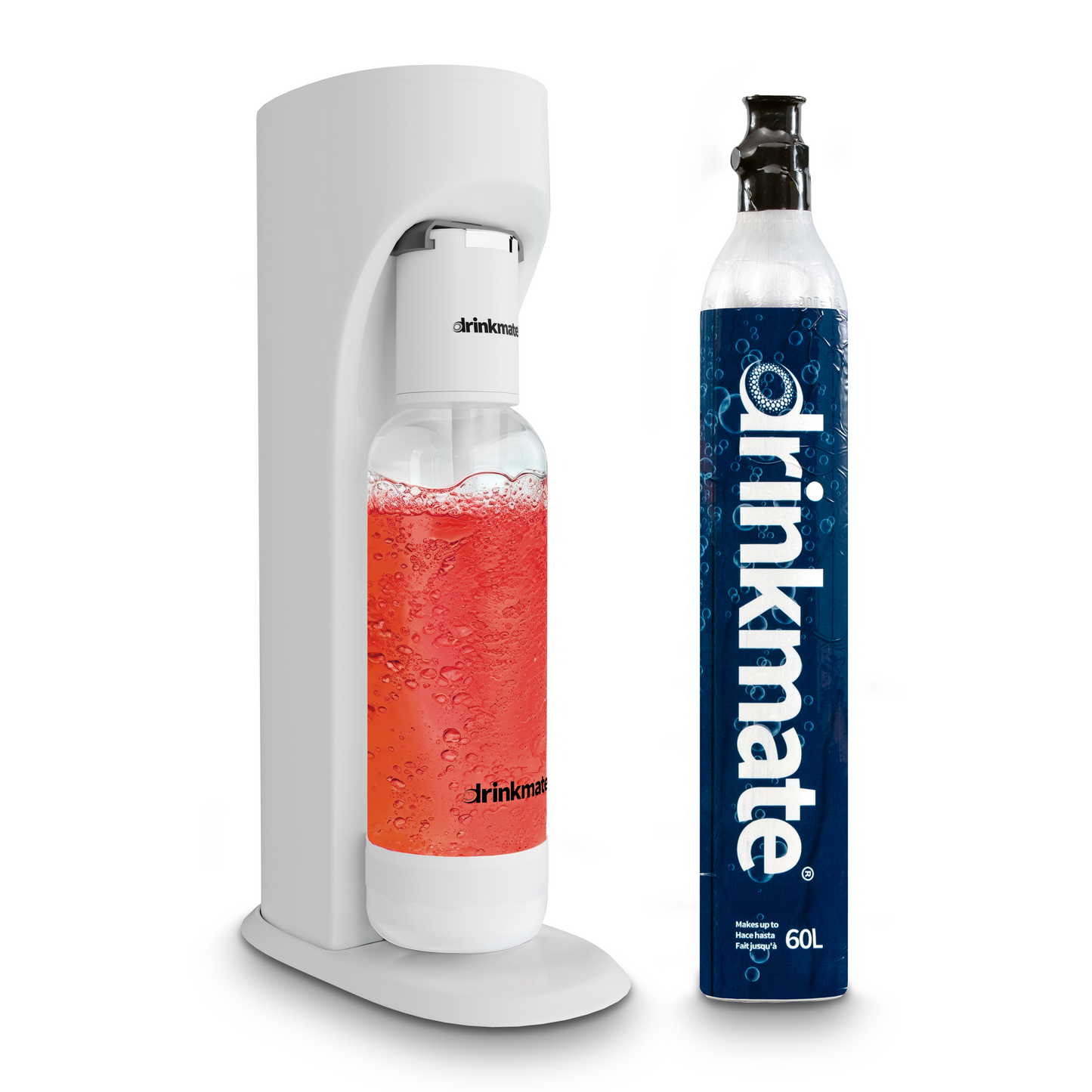 OmniFizz STARTER KIT, Sparkling Water and Soda Maker, Carbonates ANY Drink