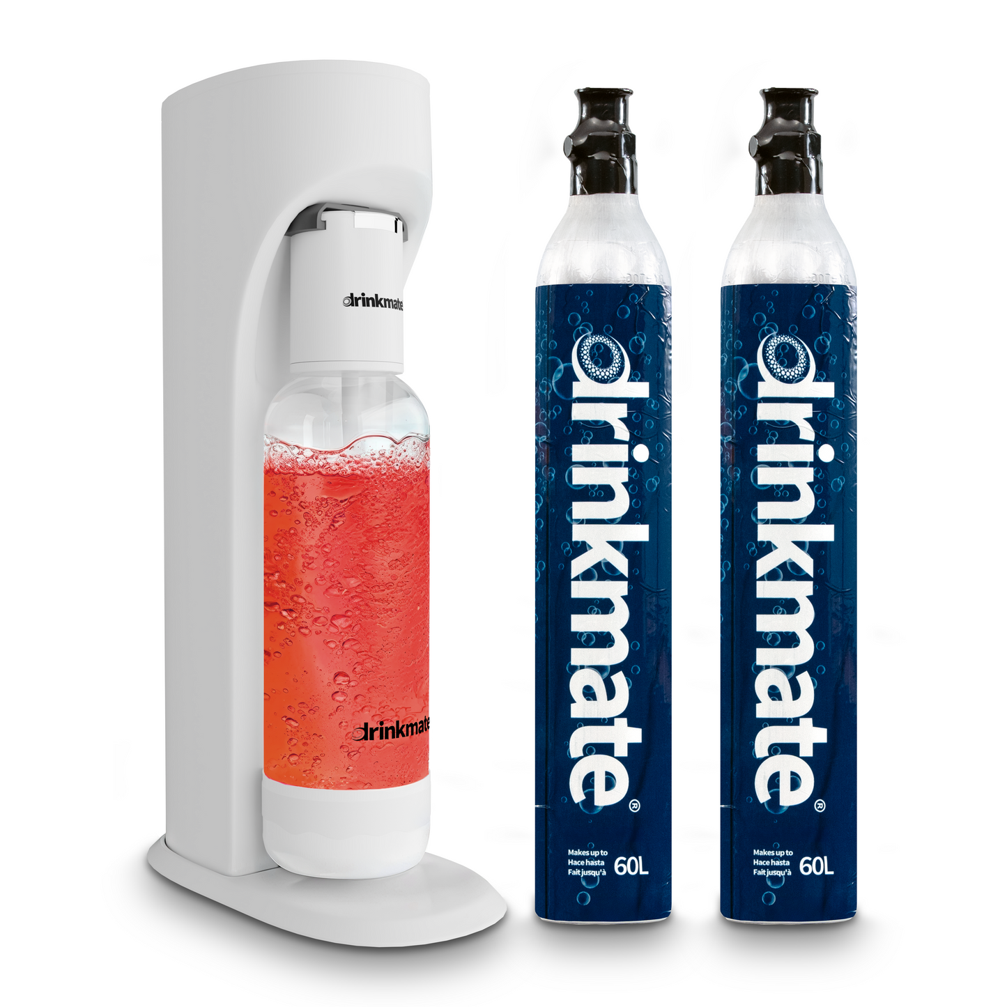 OmniFizz BUBBLE UP BUNDLE, Sparkling Water and Soda Maker, Carbonates ANY Drink