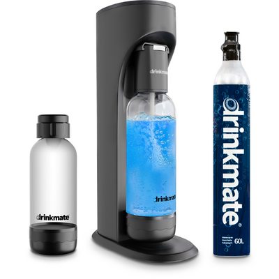 OmniFizz Special Bundle - Sparkling Water and Soda Maker with 60L CO2 Cylinder and 0.5L Bottle