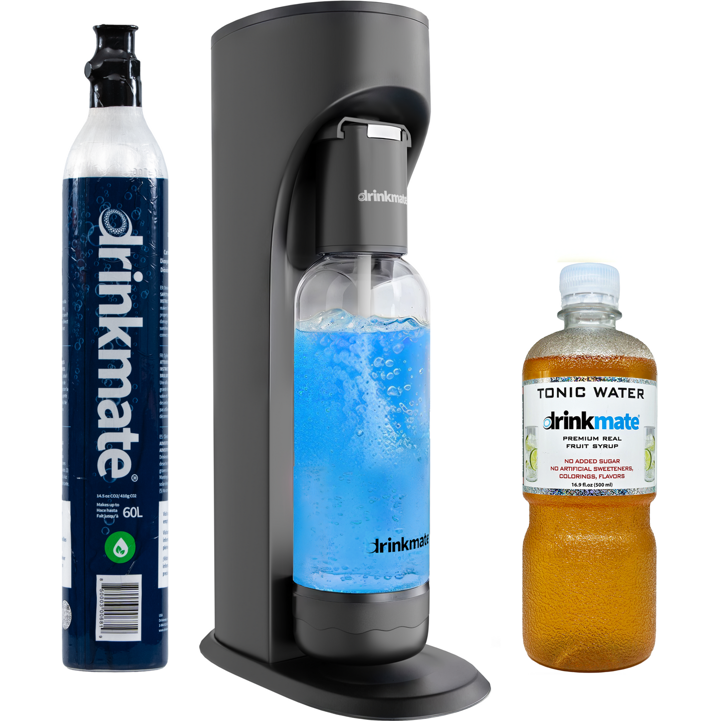 OmniFizz TONIC BUNDLE, Sparkling Water and Soda Maker, Carbonates ANY Drink