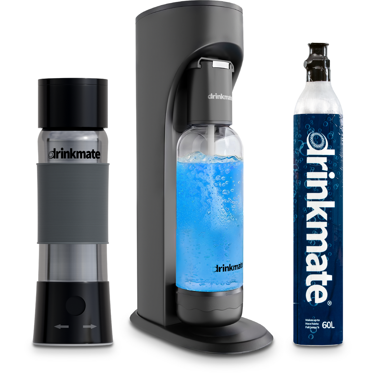 Drinkmate OmniFizz and InstaFizz Combo Pack - Includes 60L CO2