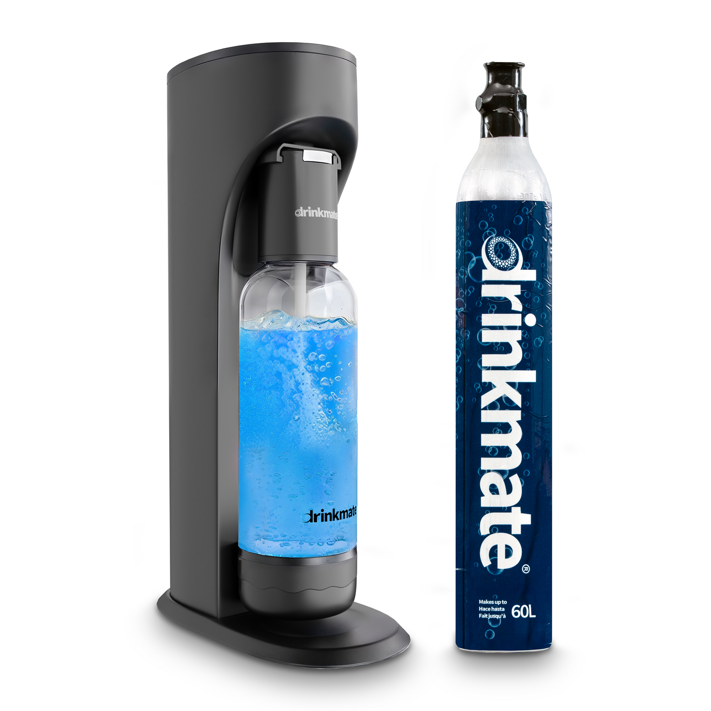 OmniFizz STARTER KIT, Sparkling Water and Soda Maker, Carbonates ANY Drink