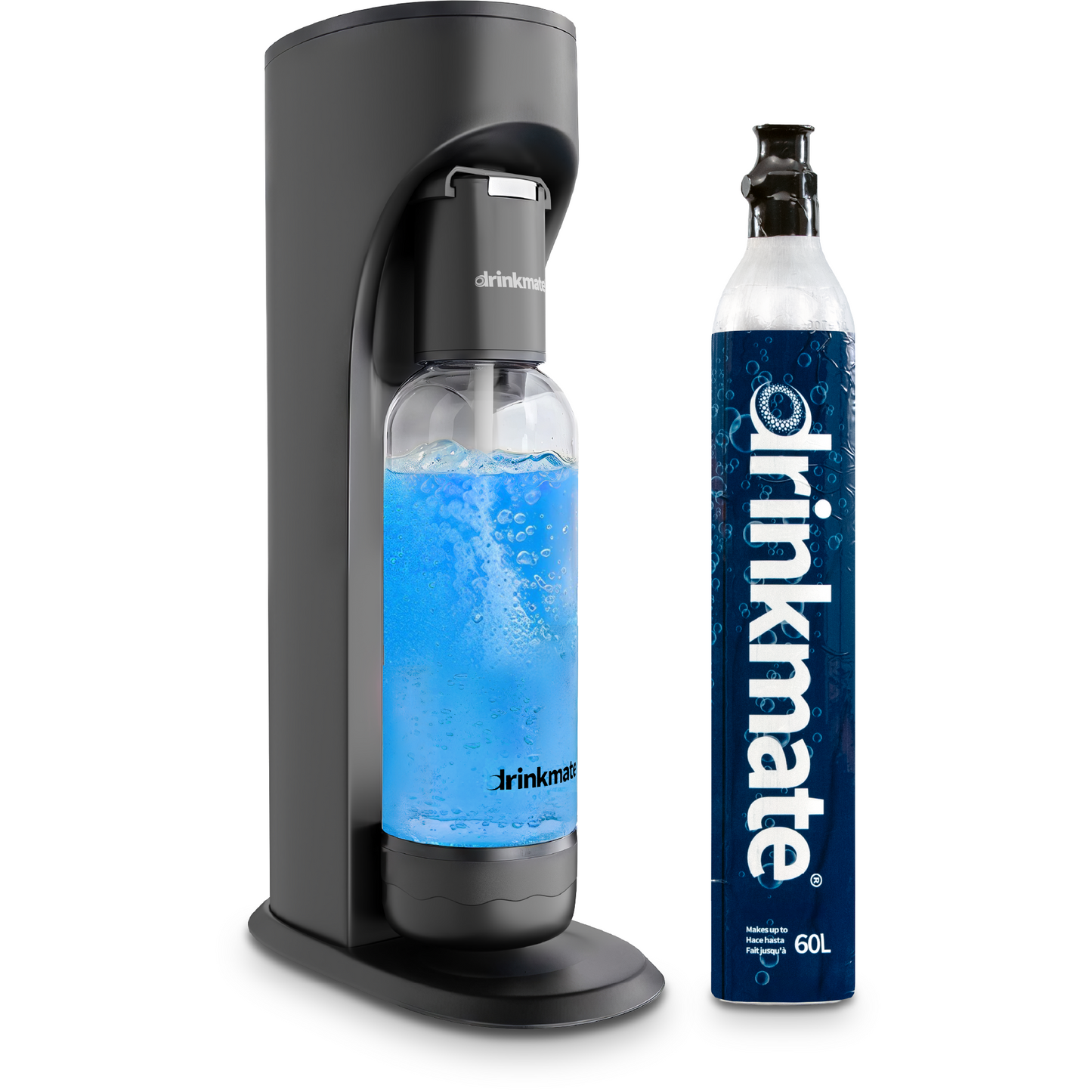 OmniFizz Starter Kit - Sparkling Water and Soda Maker with 60L CO2 Cylinder