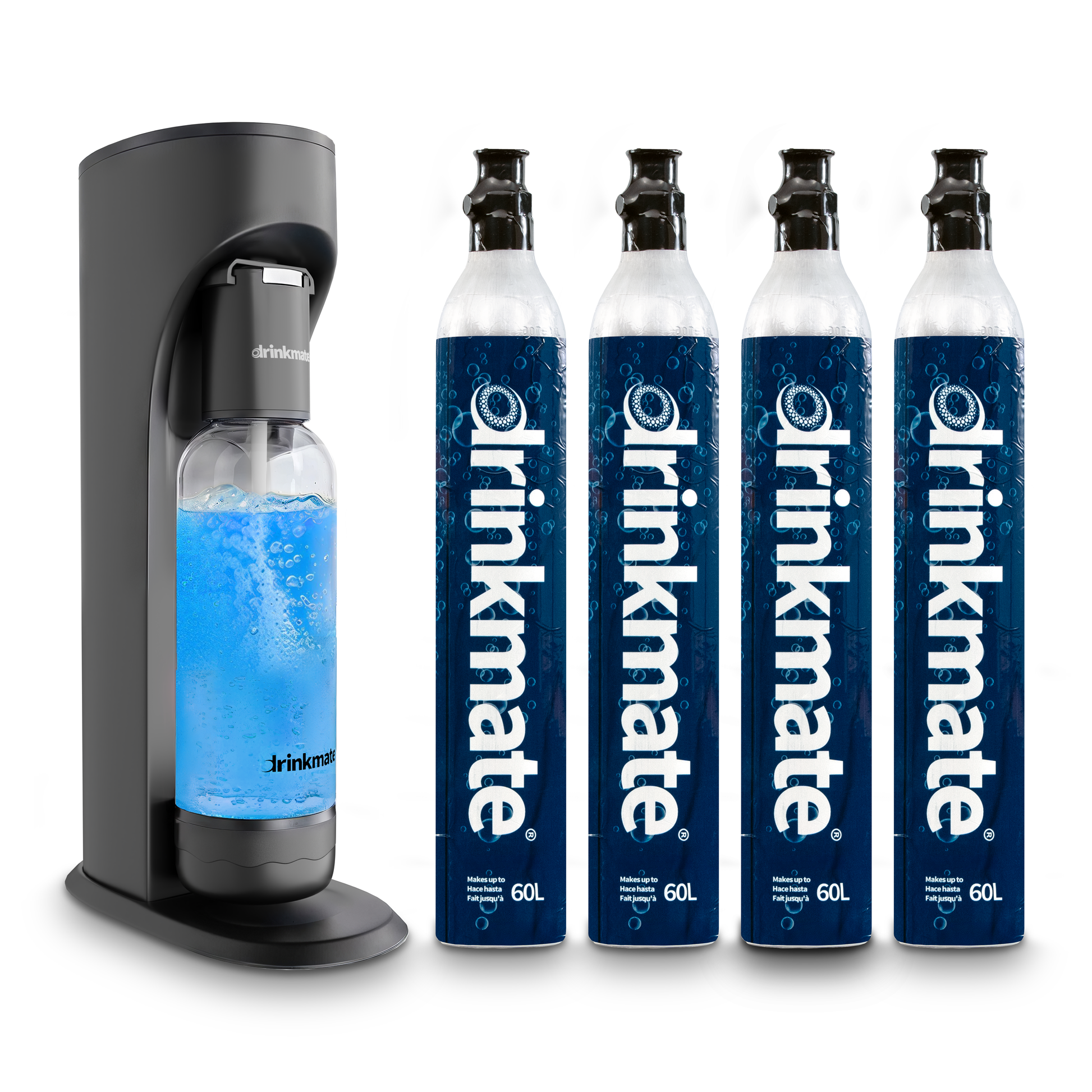 Drinkmate OmniFizz Premium Kit - Includes Four 60L CO2 Cylinders Drinkmate OmniFizz Premium Kit - Includes Four 60L CO2 Cylinders