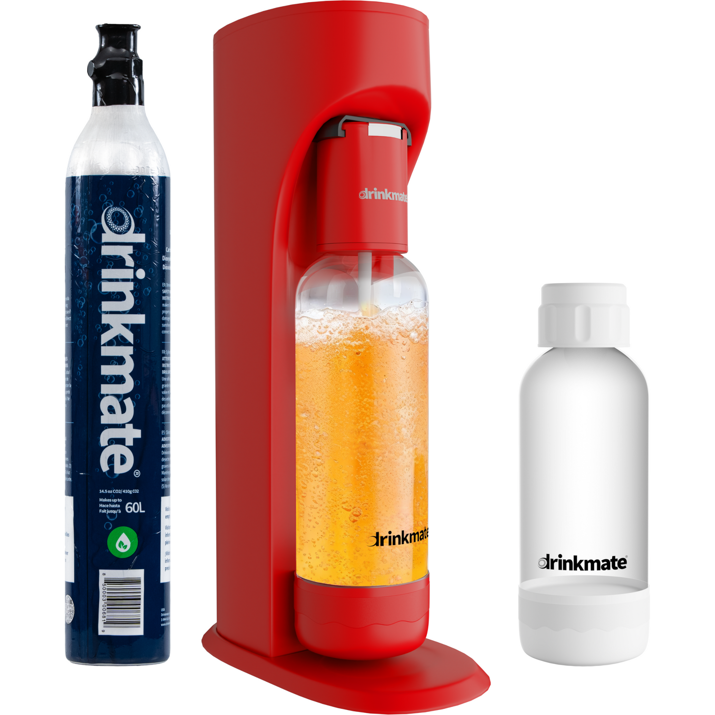 OmniFizz SPECIAL BUNDLE, Sparkling Water and Soda Maker, Carbonates ANY Drink