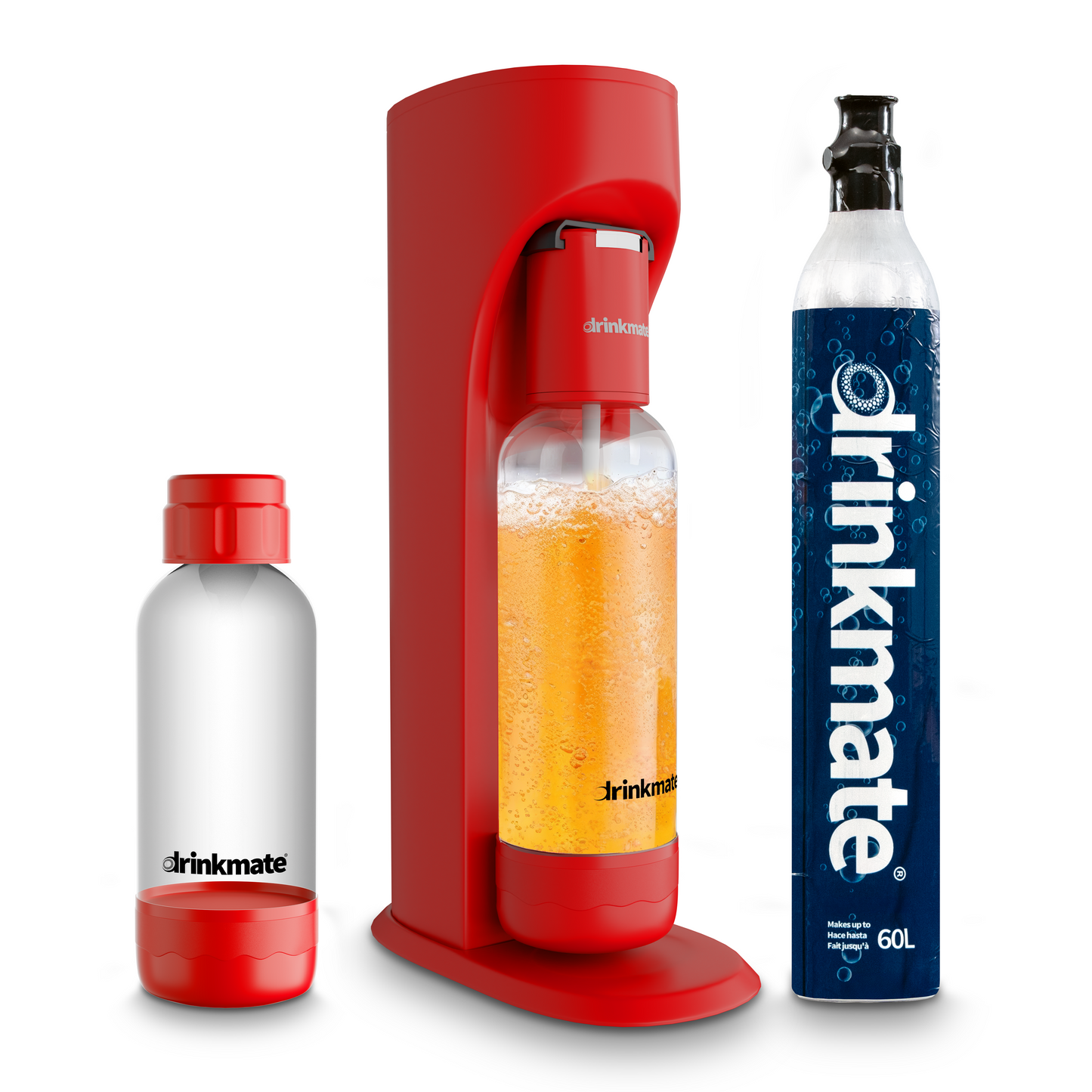 OmniFizz SPECIAL BUNDLE, Sparkling Water and Soda Maker, Carbonates ANY Drink