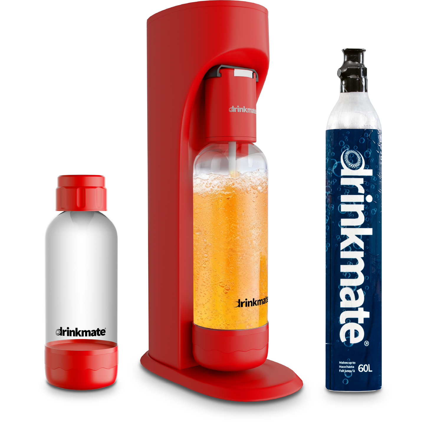 OmniFizz Special Bundle - Sparkling Water and Soda Maker with 60L CO2 Cylinder and 0.5L Bottle