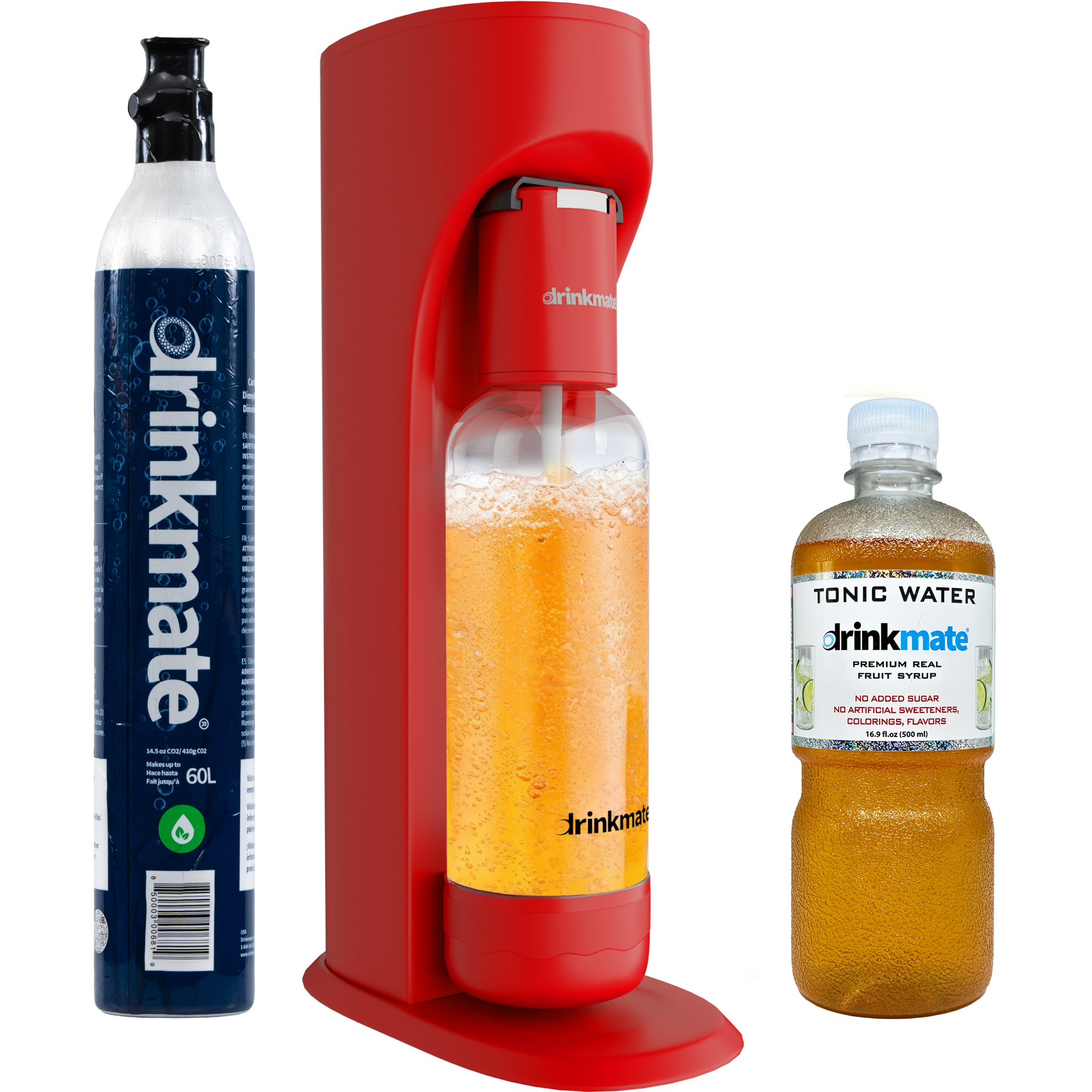 Drinkmate OmniFizz Tonic Bundle - Includes 60L CO2 Cylinder and