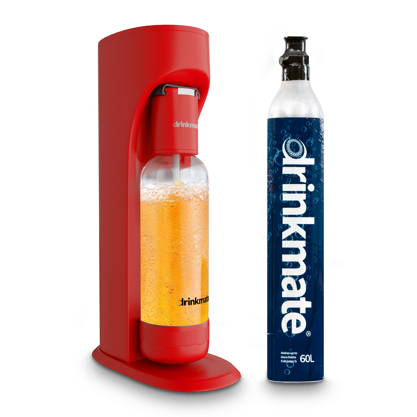 OmniFizz STARTER KIT, Sparkling Water and Soda Maker, Carbonates ANY Drink
