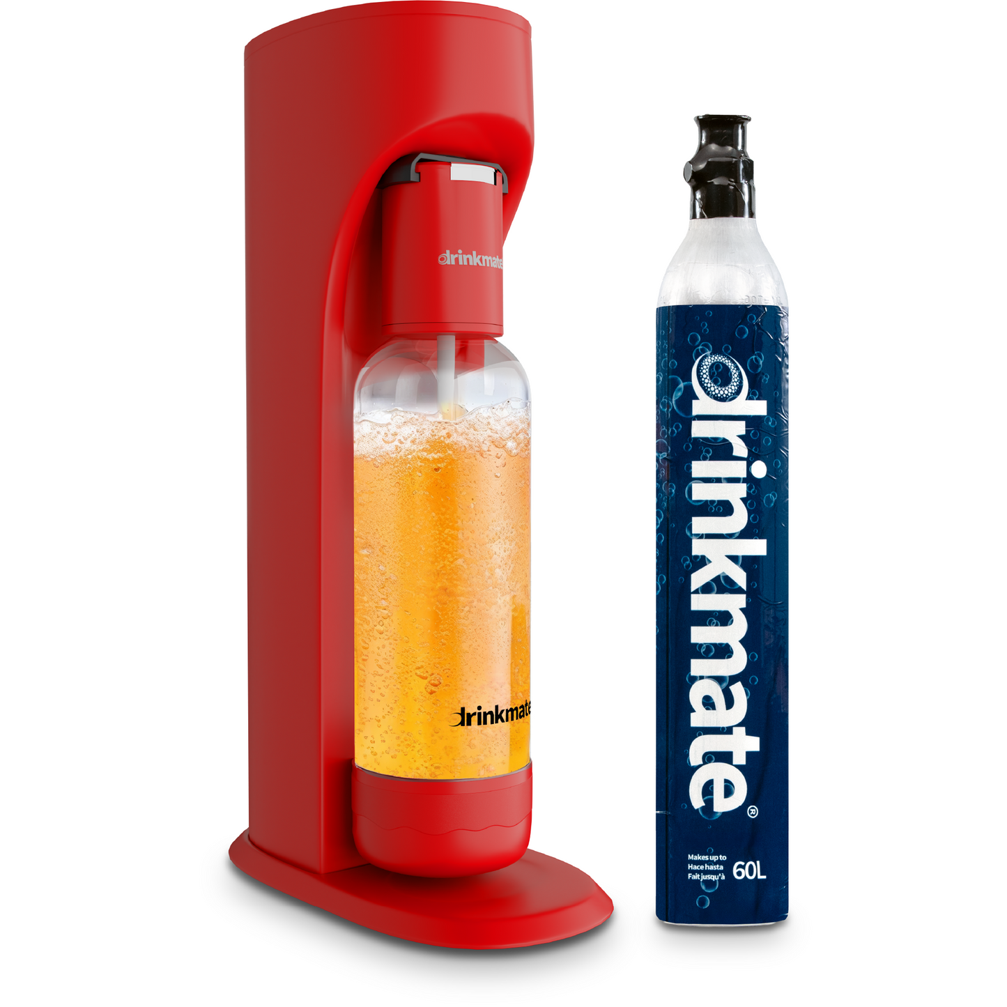 OmniFizz Starter Kit - Sparkling Water and Soda Maker with 60L CO2 Cylinder