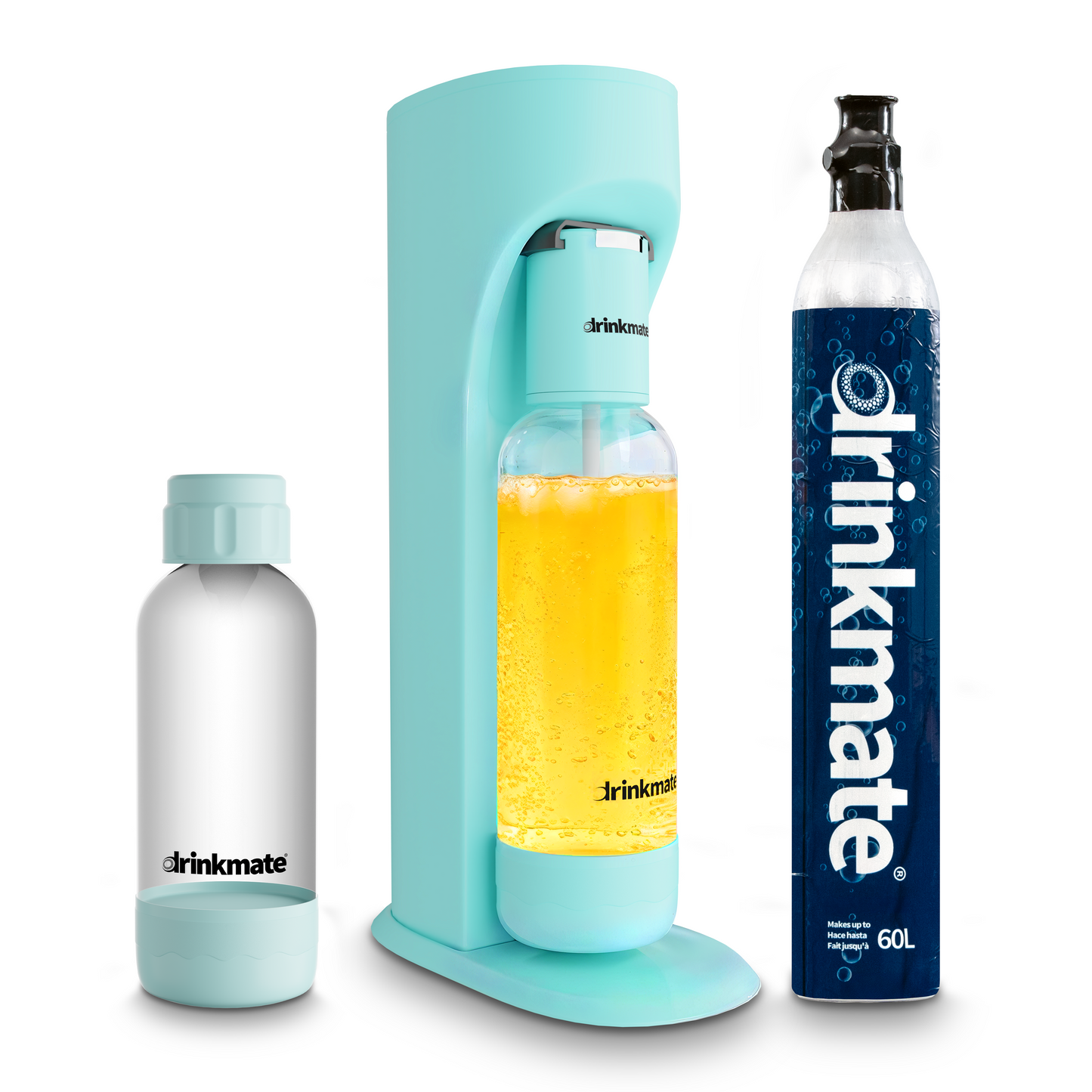 OmniFizz Special Bundle - Sparkling Water and Soda Maker with 60L CO2 Cylinder and 0.5L Bottle