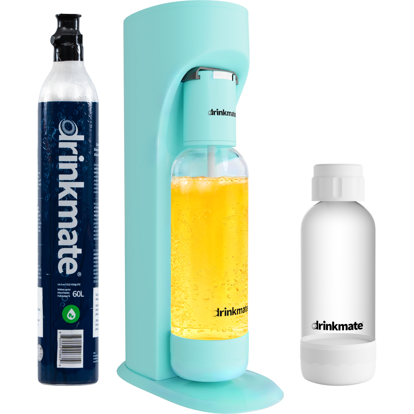 OmniFizz Special Bundle - Sparkling Water and Soda Maker with 60L CO2 Cylinder and 0.5L Bottle