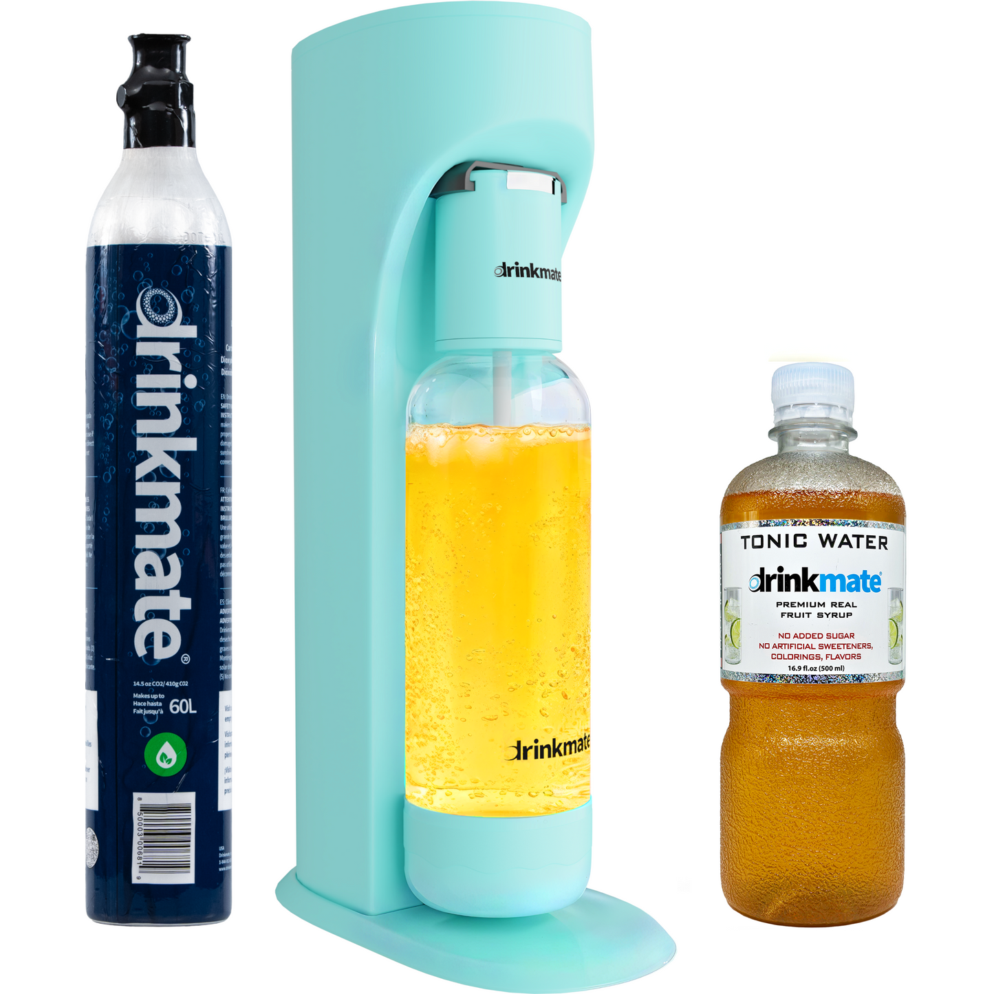 OmniFizz TONIC BUNDLE, Sparkling Water and Soda Maker, Carbonates ANY Drink