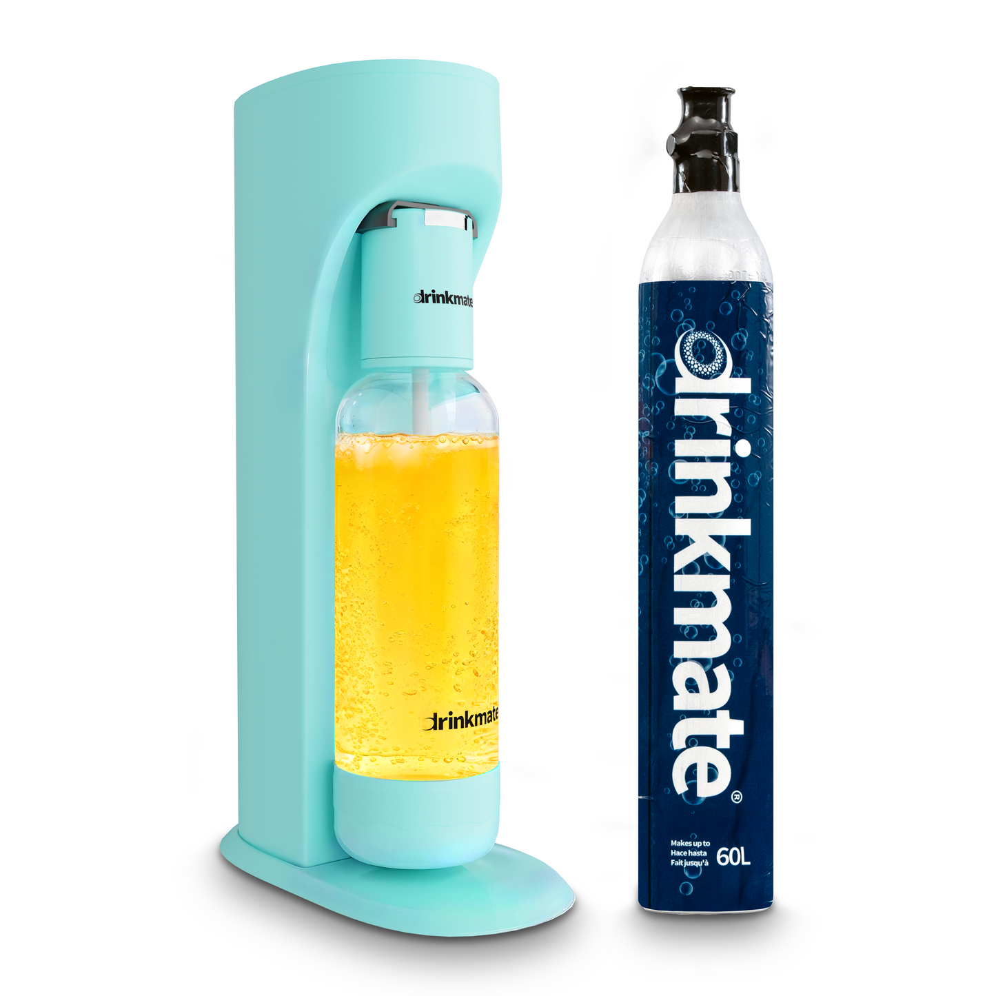 OmniFizz STARTER KIT, Sparkling Water and Soda Maker, Carbonates ANY Drink
