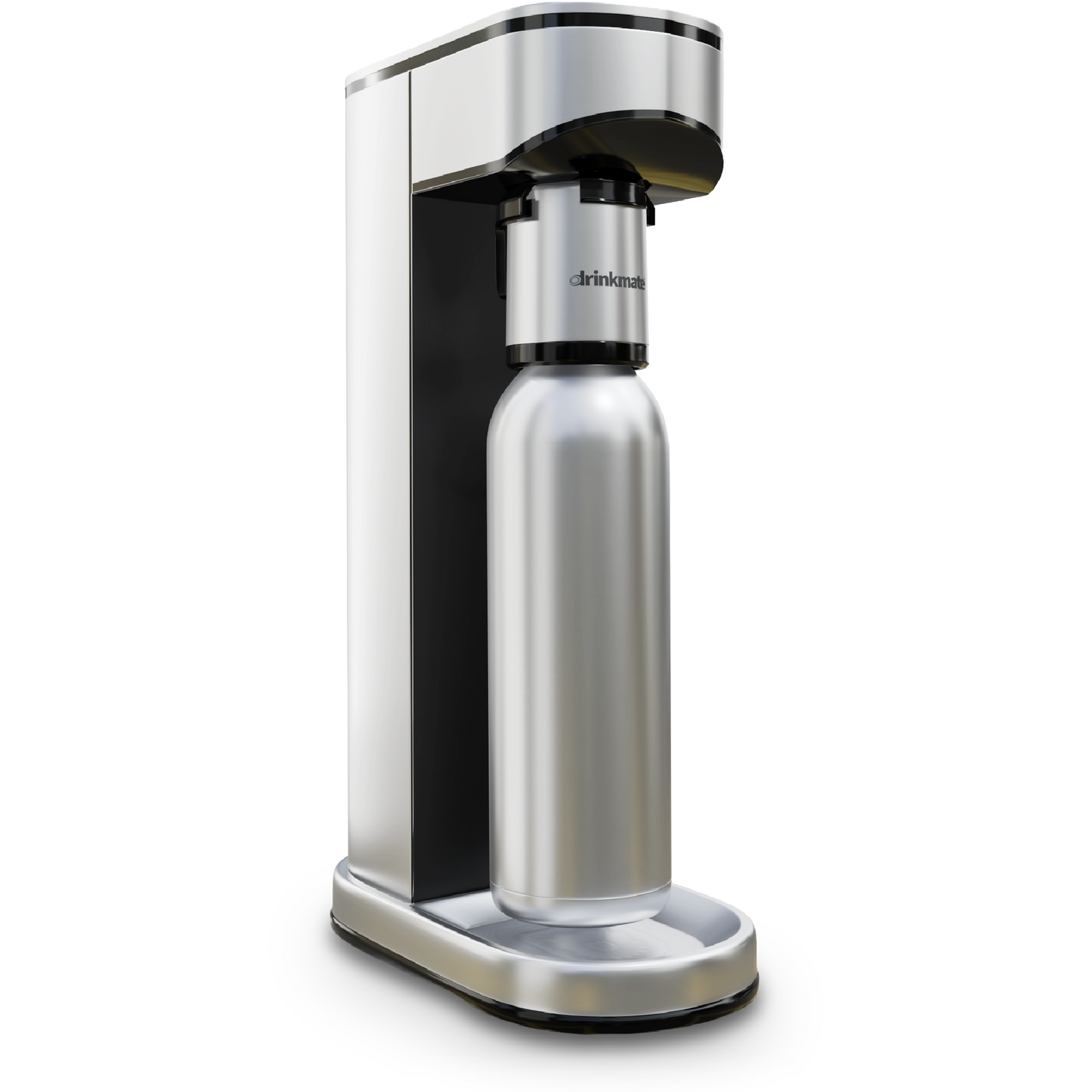 Carbonatador de Acero Inoxidable LUX, con Botella de Acero Inoxidable de 0,7 L, CO2 No Incluido