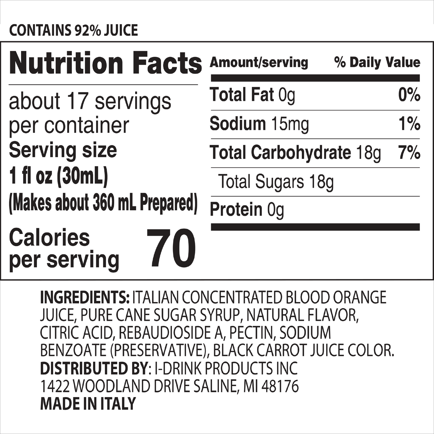 Drinkmate Premium Beverage Flavor Syrup Variety Pack, (Blood Orange, Lemon & Lime, Pink Grapefruit, and Sorrento Lemonad