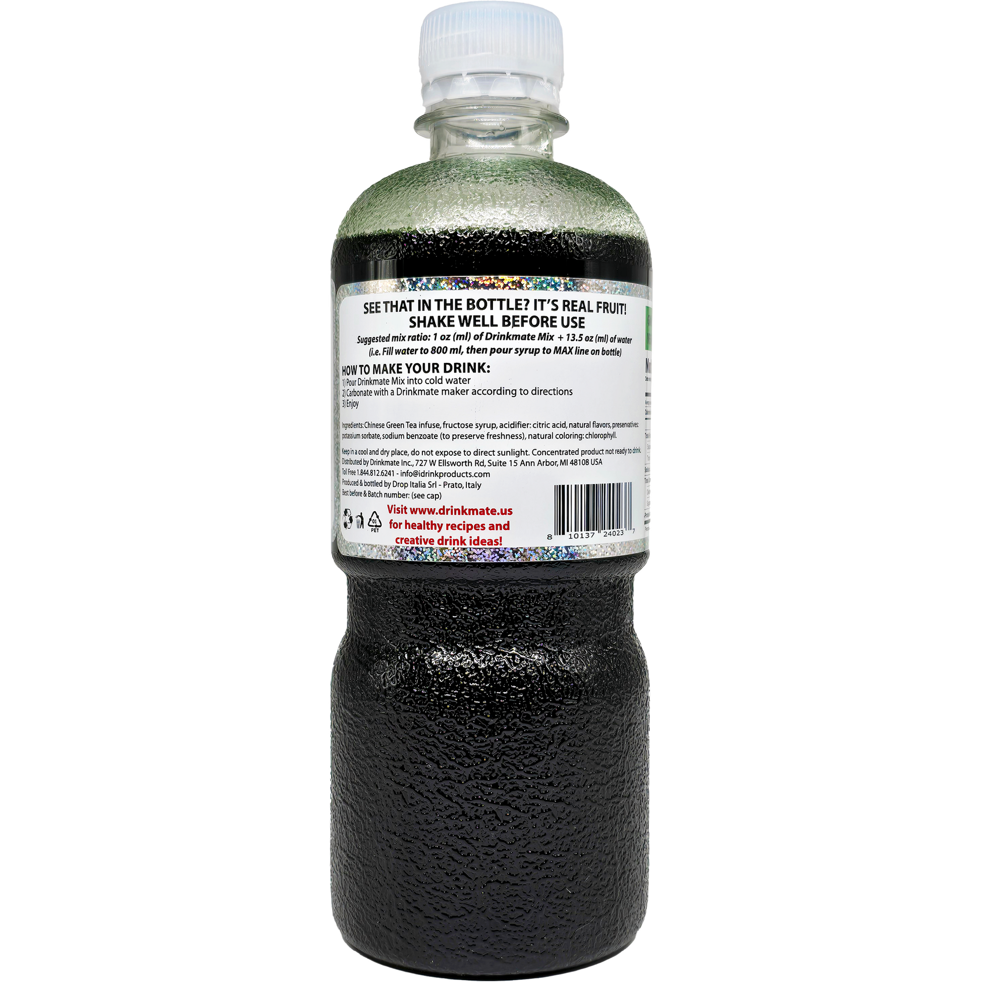 Green Tea Premium Italian Syrup Drinkmate USA Green Tea Premium Italian Syrup Drinkmate USA