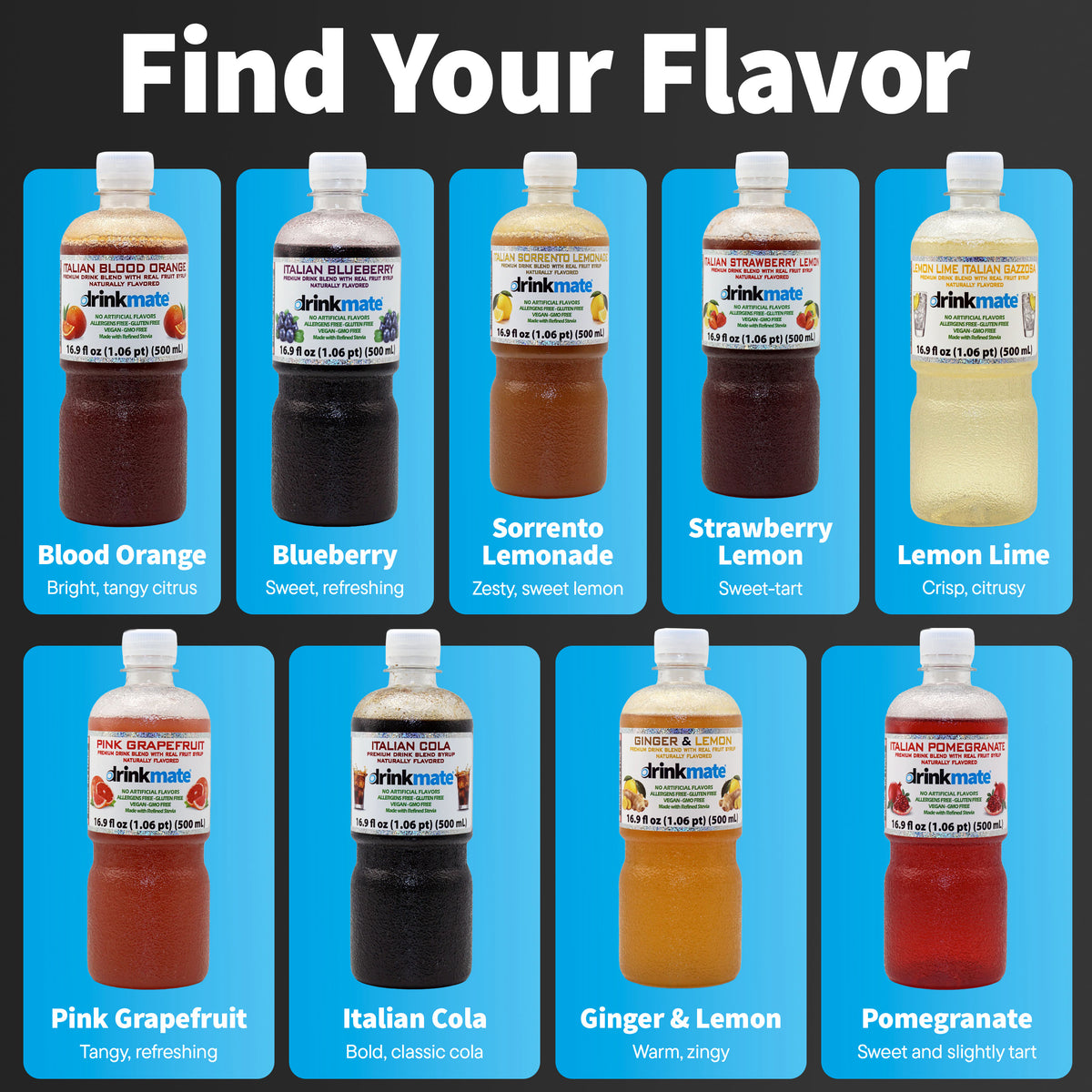 Pink Grapefruit Premium Italian Syrup