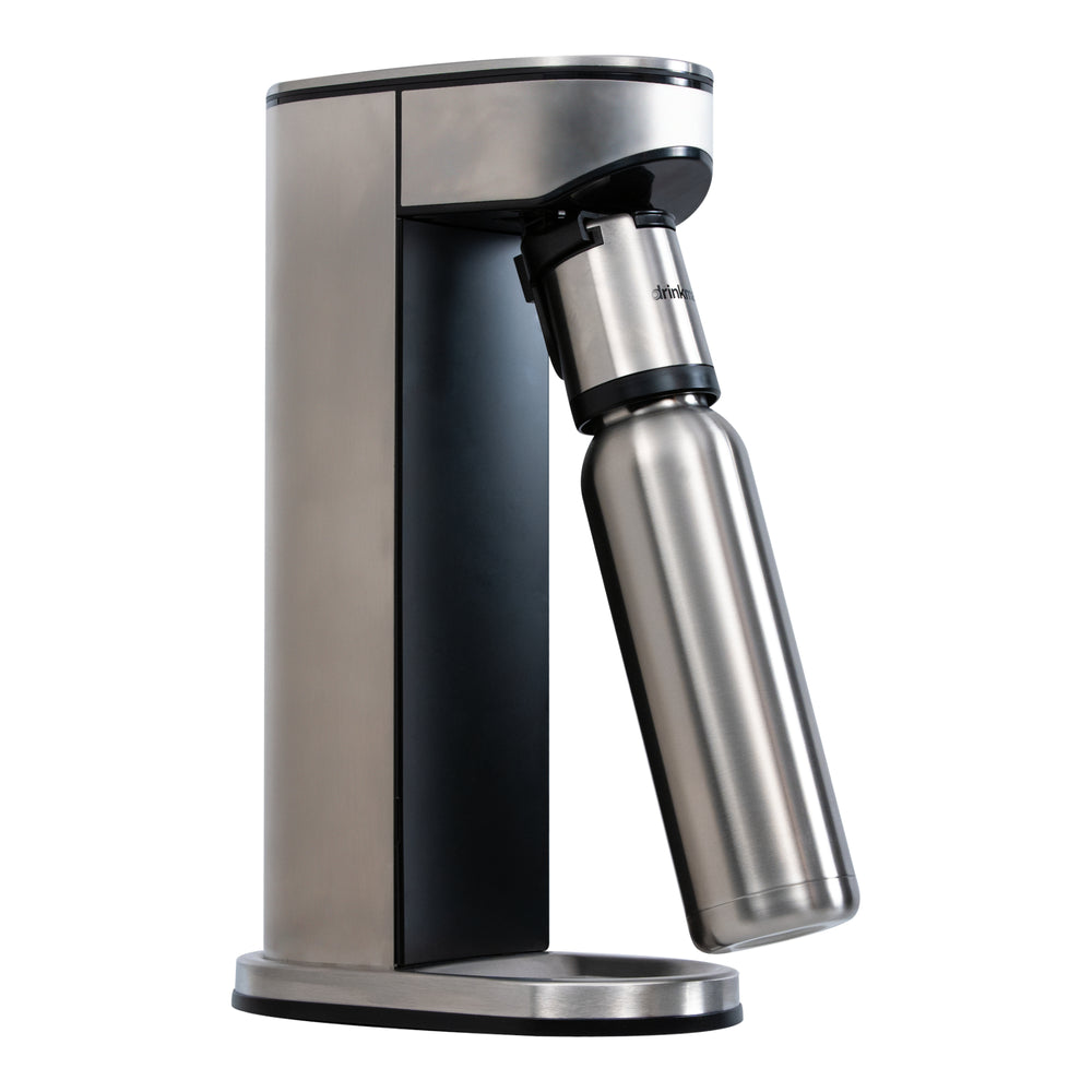 LUX Stainless Steel Carbonator, with 0.7L Stainless Steel Bottle and 60L CO2 Cylinder