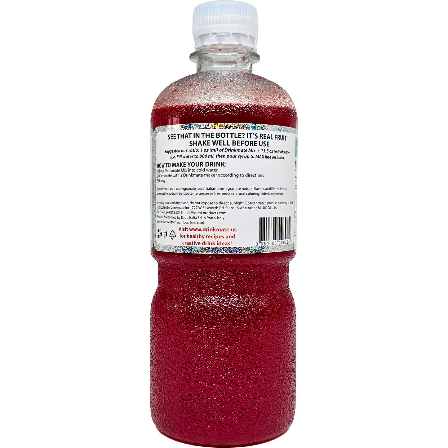 Pomegranate Premium Italian Syrup