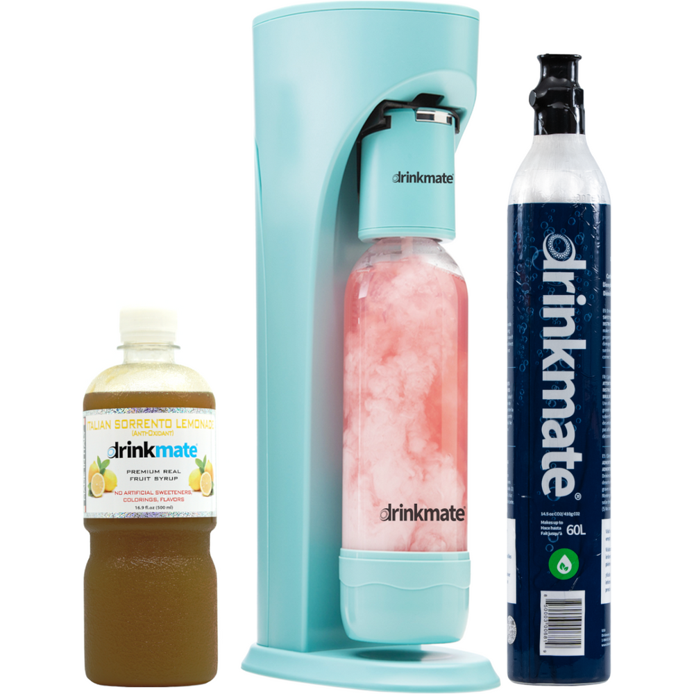Drinkmate OmniFizz Sparkling Water and Soda Maker, Carbonates ANY