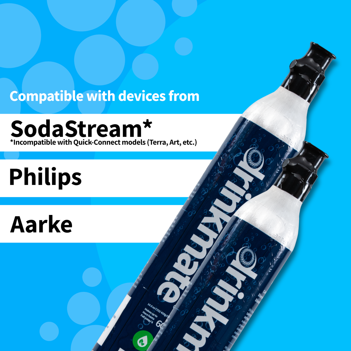 Drinkmate CO2 Refill Cylinders - Thumbnail 2