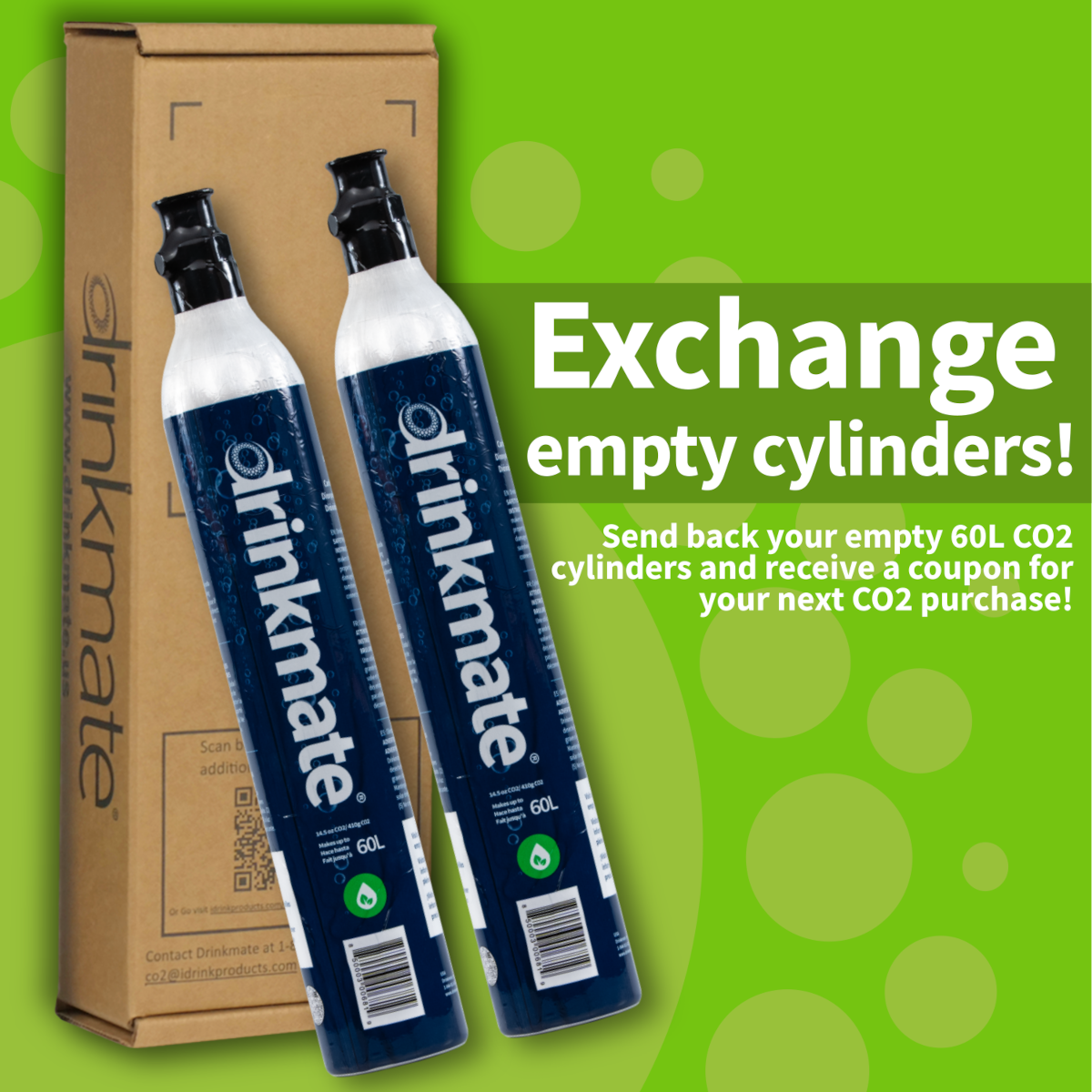 Drinkmate CO2 Refill Cylinders - Thumbnail 5