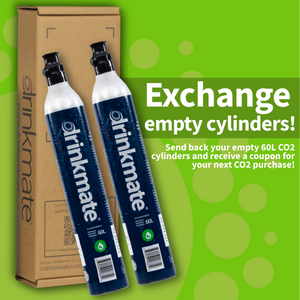 SodaStream 60 L Co2 Exchange Carbonator, 14.5 Oz, Set of 2, Plus $15   Gift Card with Exchange, Blue - Exchange with Gift Card