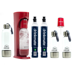 *LIMITED EDITION* OmniFizz PARTY PACK BUNDLE, Sparkling Water and Soda Maker, Carbonates ANY Drink