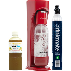 Drinkmate OmniFizz SPARKLE UP BUNDLE, Sparkling Water and Soda Maker, Carbonates ANY Drink