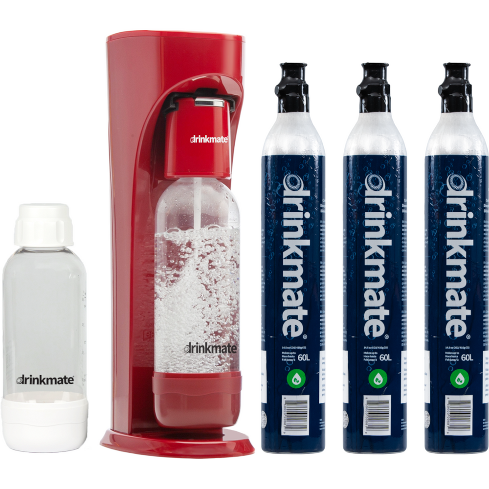 Drinkmate Sparkling Water and Soda Maker, Carbonates ANY Drink 