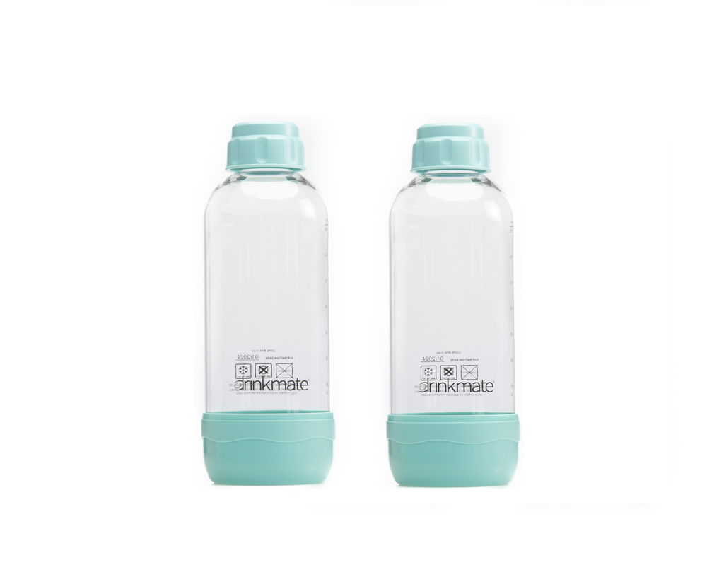 2 pack of arctic blue 0.5 liter bottles