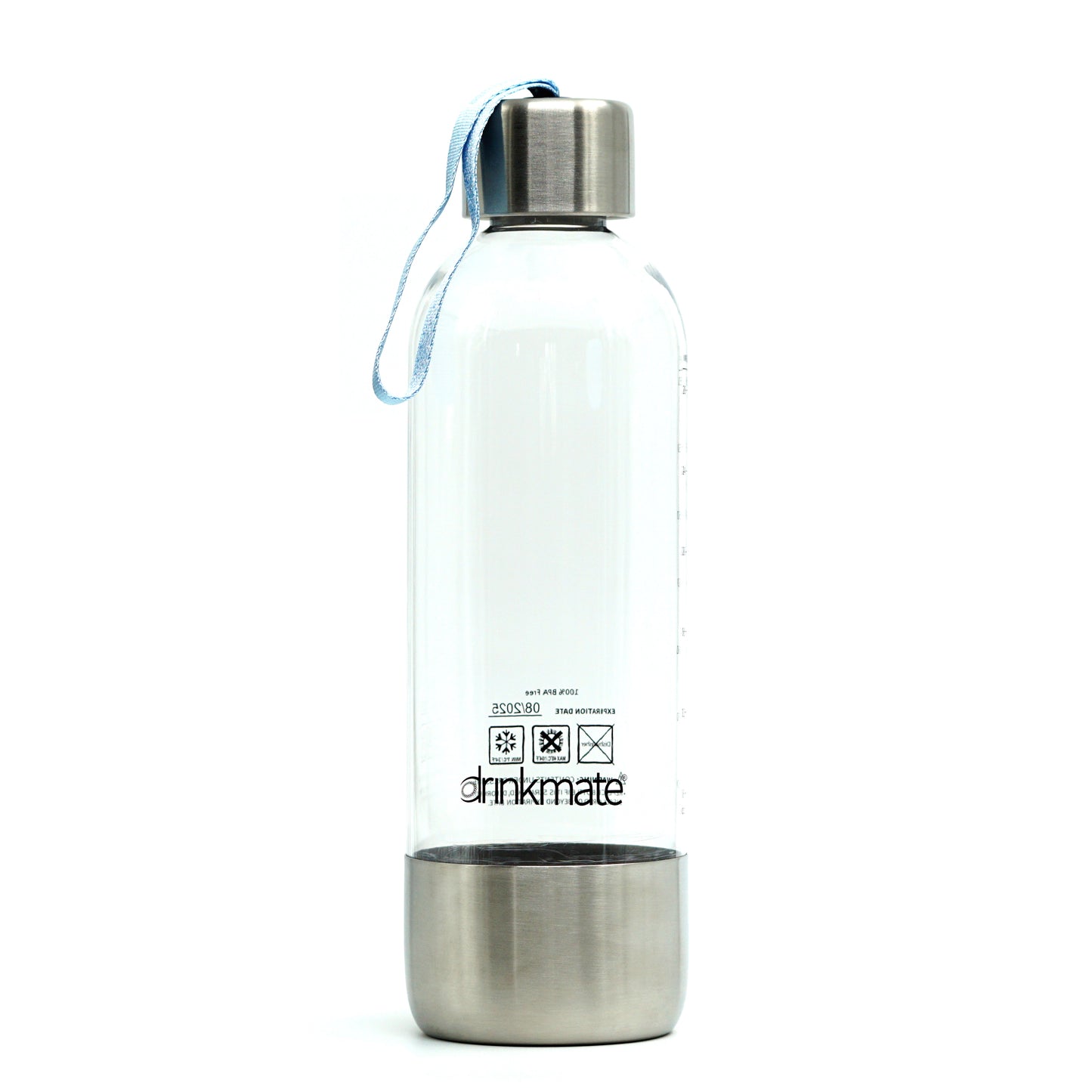 1L PET Bottle - Stainless Steel Base & Cap