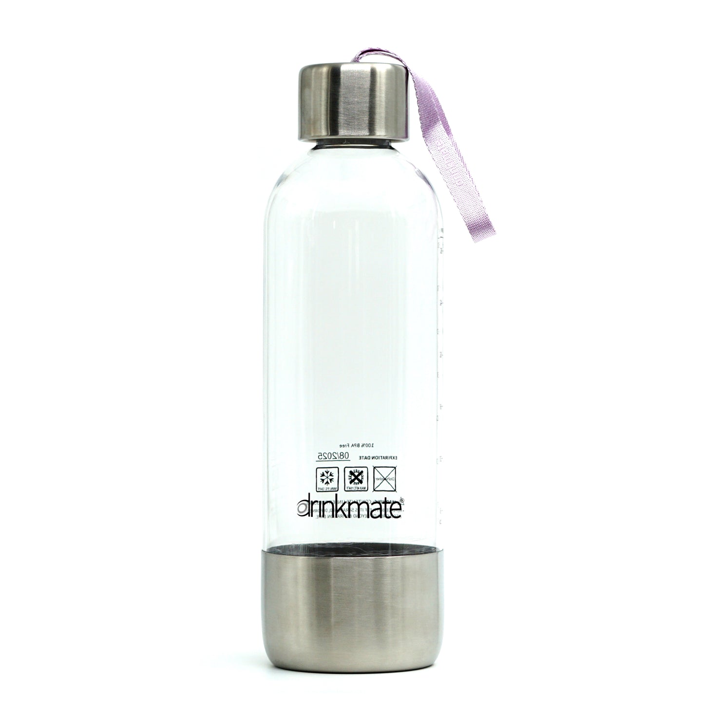 1L PET Bottle - Stainless Steel Base & Cap