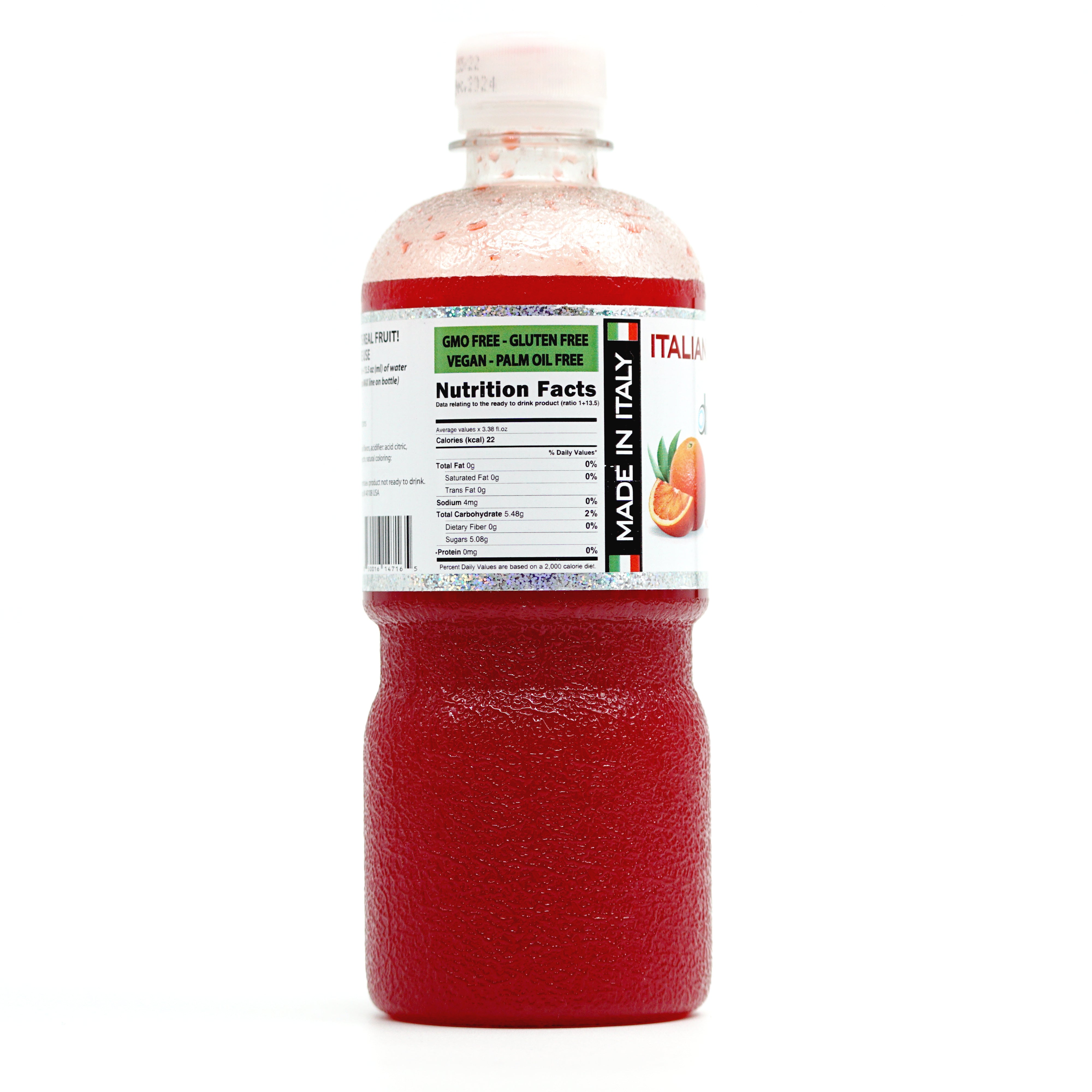 Blood Orange Premium Italian Syrup Drinkmate USA