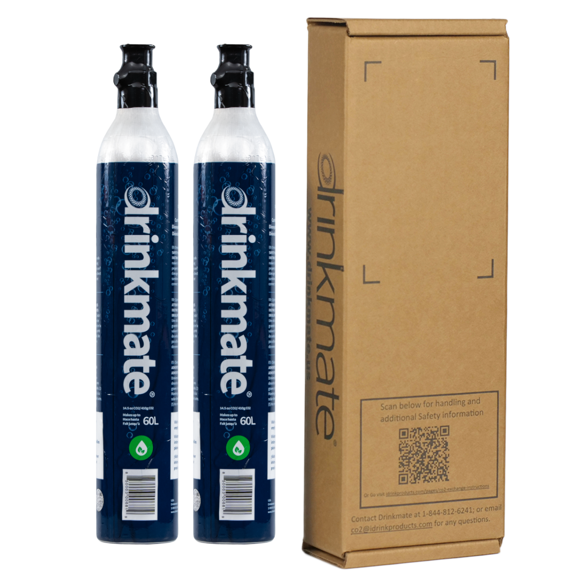 CO2RefillCarbonatorCylinders60L(14.5oz)-2Pack