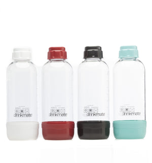0.5 Liter Carbonating White Bottles Twin Pack - SodaStream