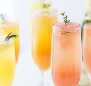 sparkling mimosas