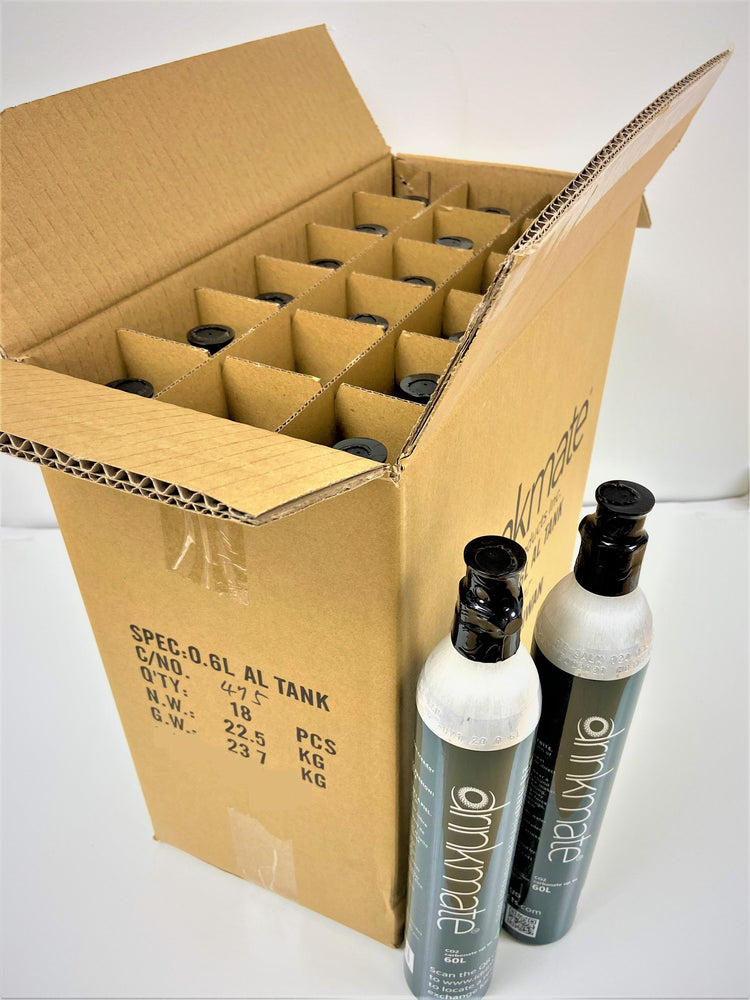 open master carton of cylinders